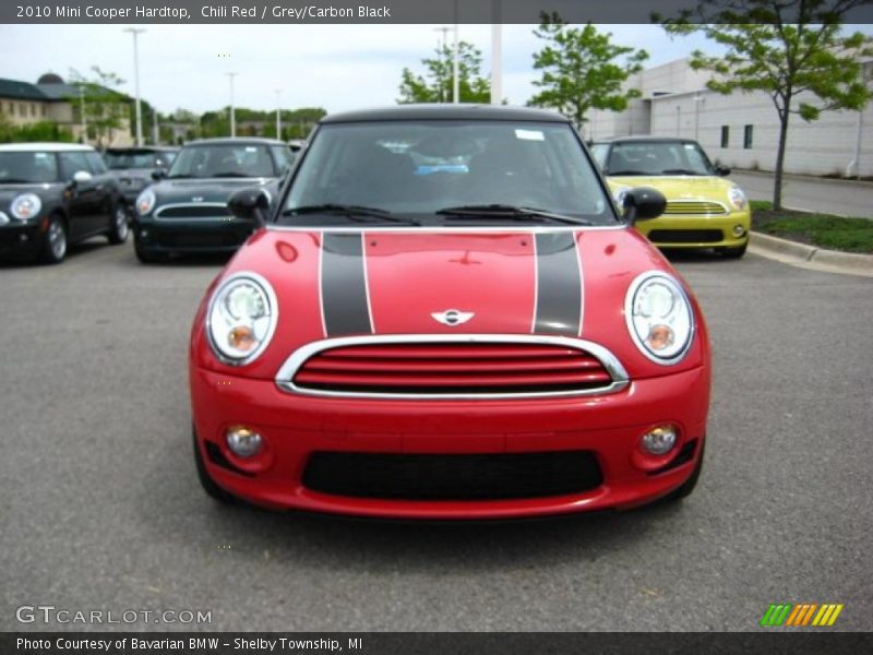 Chili Red / Grey/Carbon Black 2010 Mini Cooper Hardtop