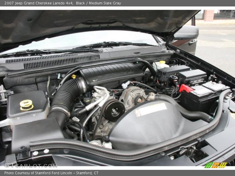 Black / Medium Slate Gray 2007 Jeep Grand Cherokee Laredo 4x4