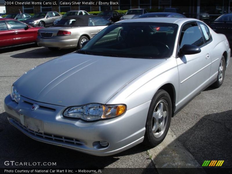 Galaxy Silver Metallic / Ebony Black 2004 Chevrolet Monte Carlo LS
