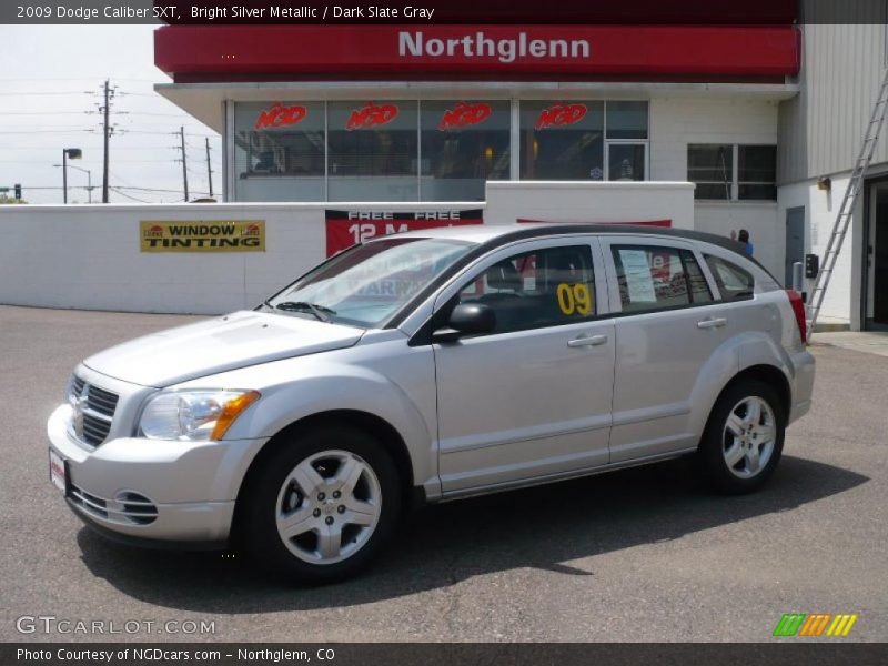 Bright Silver Metallic / Dark Slate Gray 2009 Dodge Caliber SXT