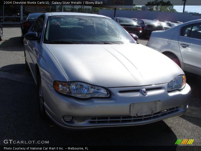 Galaxy Silver Metallic / Ebony Black 2004 Chevrolet Monte Carlo LS
