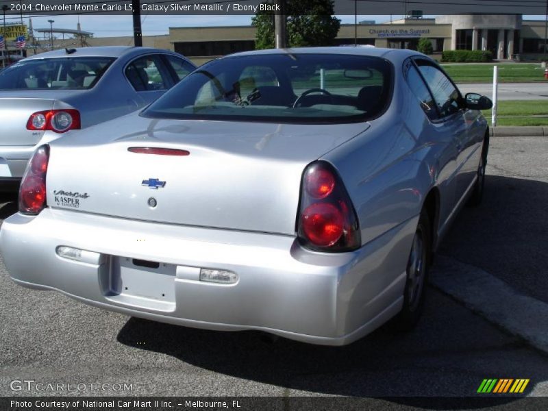 Galaxy Silver Metallic / Ebony Black 2004 Chevrolet Monte Carlo LS