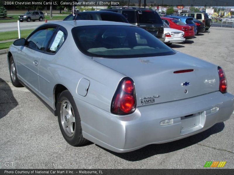 Galaxy Silver Metallic / Ebony Black 2004 Chevrolet Monte Carlo LS