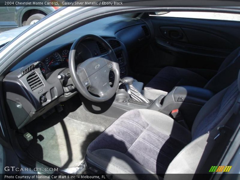 Galaxy Silver Metallic / Ebony Black 2004 Chevrolet Monte Carlo LS