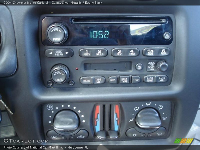 Galaxy Silver Metallic / Ebony Black 2004 Chevrolet Monte Carlo LS