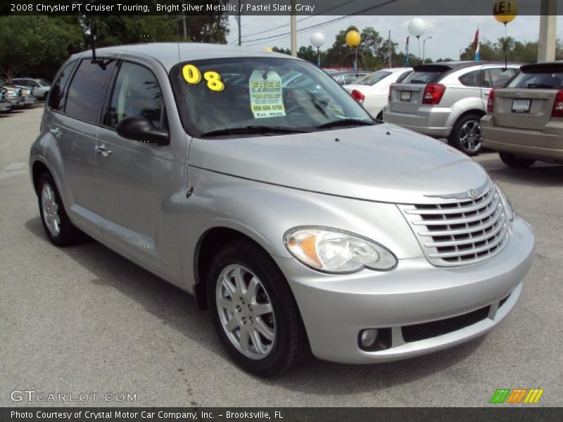 Bright Silver Metallic / Pastel Slate Gray 2008 Chrysler PT Cruiser Touring