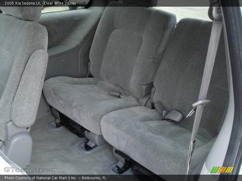 Clear White / Gray 2005 Kia Sedona LX