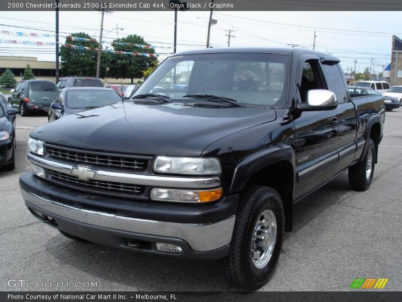Onyx Black / Graphite 2000 Chevrolet Silverado 2500 LS Extended Cab 4x4