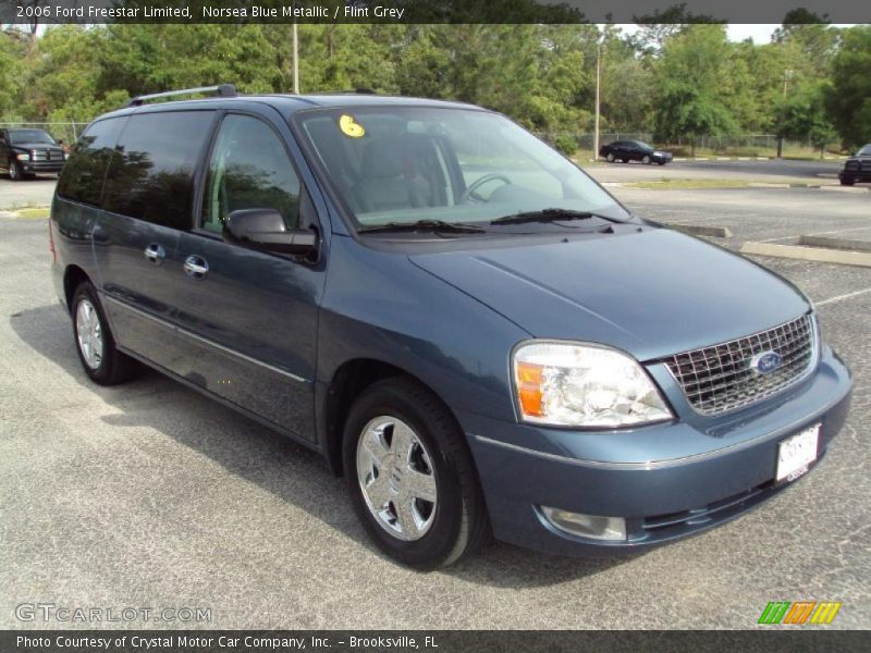 Norsea Blue Metallic / Flint Grey 2006 Ford Freestar Limited