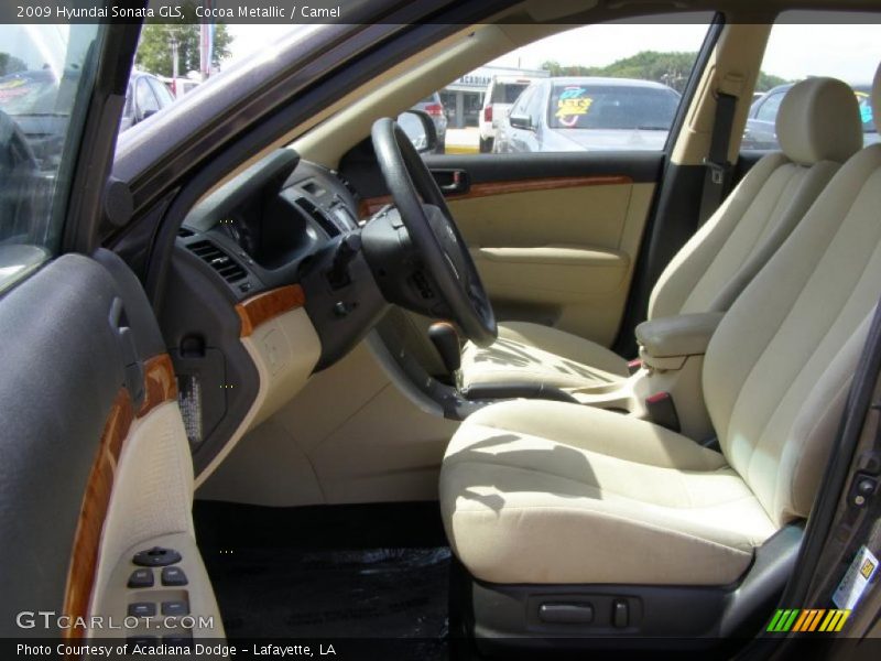 Cocoa Metallic / Camel 2009 Hyundai Sonata GLS