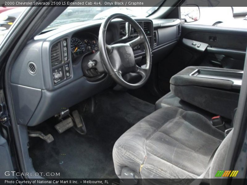 Onyx Black / Graphite 2000 Chevrolet Silverado 2500 LS Extended Cab 4x4