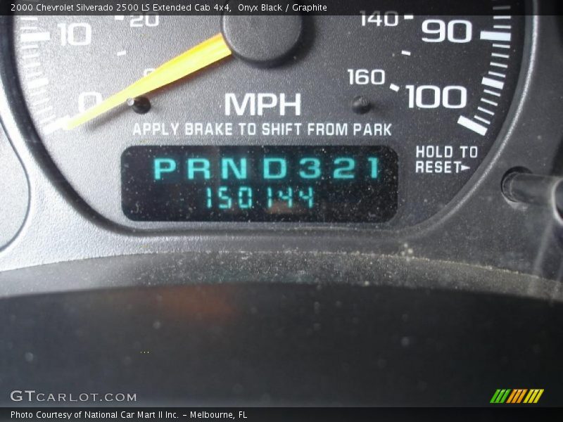 Onyx Black / Graphite 2000 Chevrolet Silverado 2500 LS Extended Cab 4x4