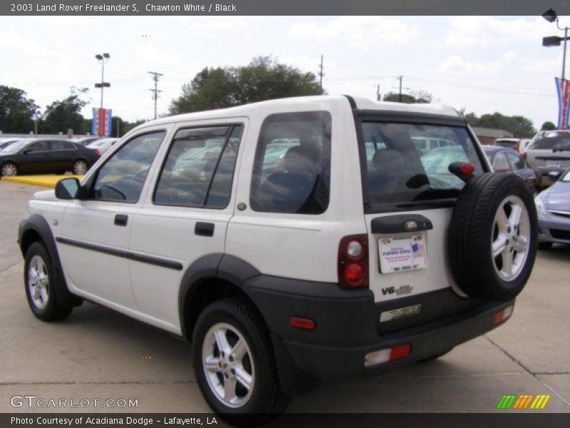 Chawton White / Black 2003 Land Rover Freelander S