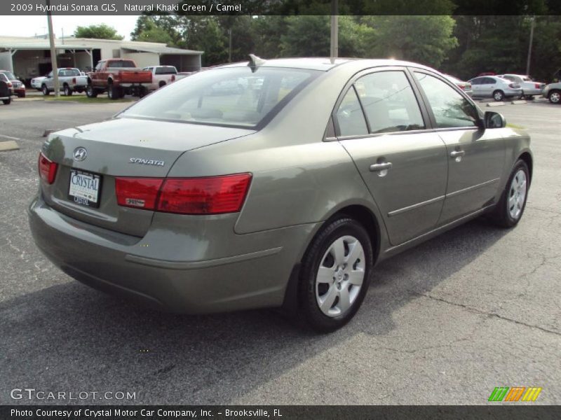Natural Khaki Green / Camel 2009 Hyundai Sonata GLS