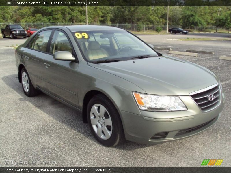 Natural Khaki Green / Camel 2009 Hyundai Sonata GLS