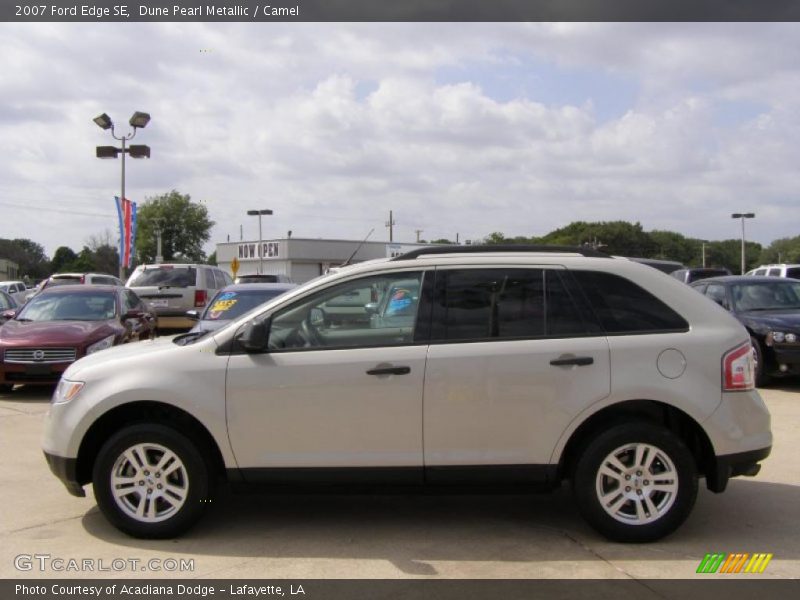 Dune Pearl Metallic / Camel 2007 Ford Edge SE