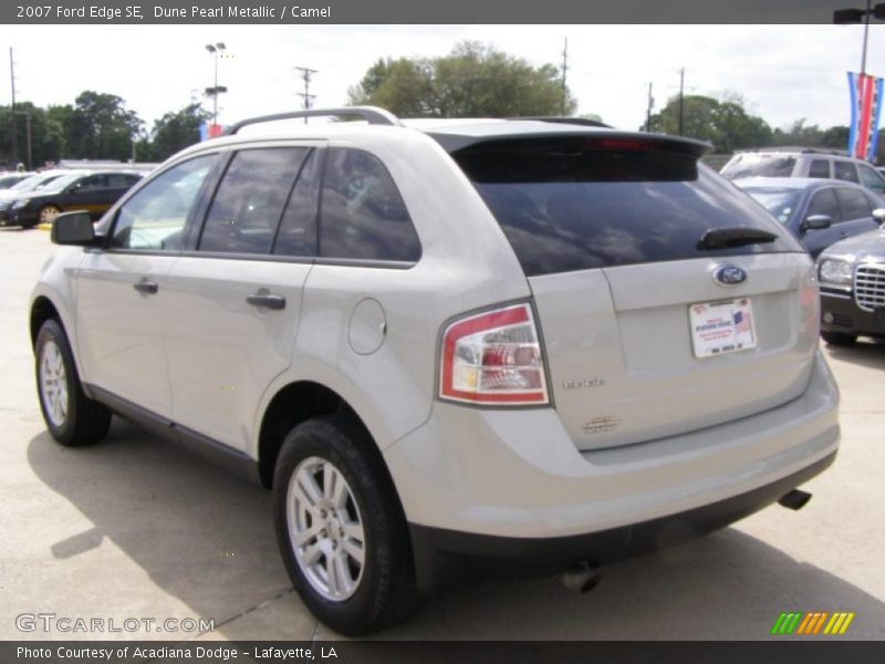 Dune Pearl Metallic / Camel 2007 Ford Edge SE