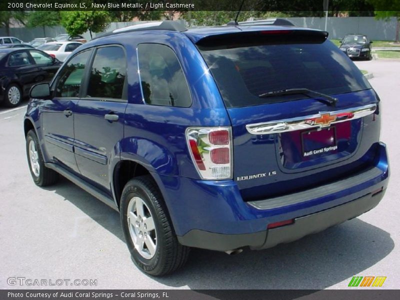 Navy Blue Metallic / Light Cashmere 2008 Chevrolet Equinox LS