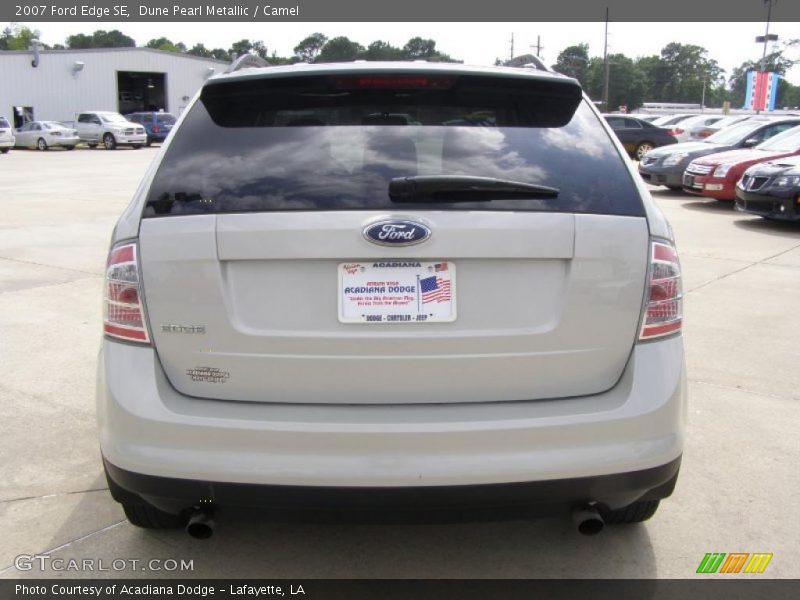 Dune Pearl Metallic / Camel 2007 Ford Edge SE