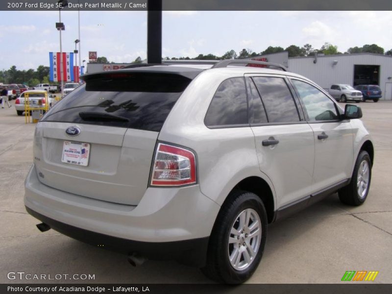 Dune Pearl Metallic / Camel 2007 Ford Edge SE