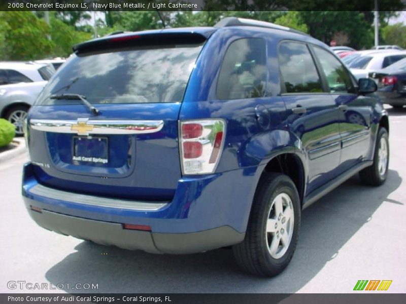 Navy Blue Metallic / Light Cashmere 2008 Chevrolet Equinox LS