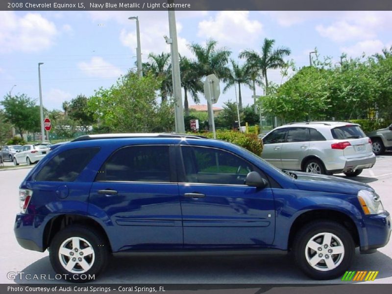 Navy Blue Metallic / Light Cashmere 2008 Chevrolet Equinox LS