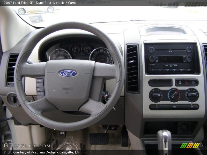 Dune Pearl Metallic / Camel 2007 Ford Edge SE