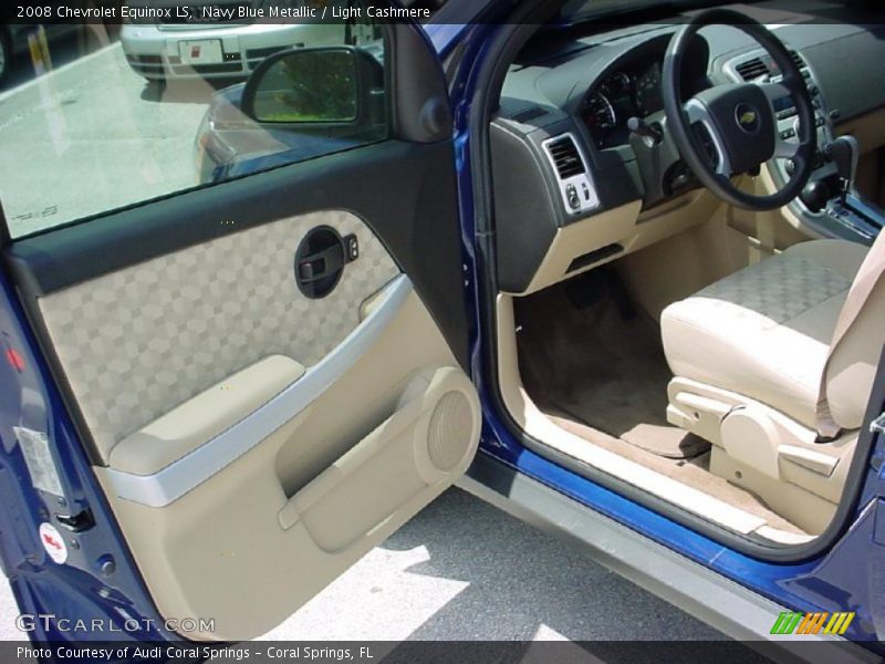 Navy Blue Metallic / Light Cashmere 2008 Chevrolet Equinox LS