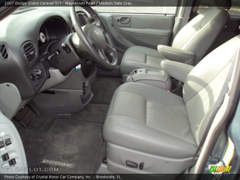 Magnesium Pearl / Medium Slate Gray 2007 Dodge Grand Caravan SXT