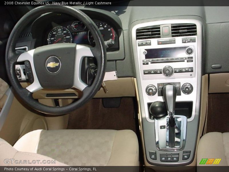 Navy Blue Metallic / Light Cashmere 2008 Chevrolet Equinox LS
