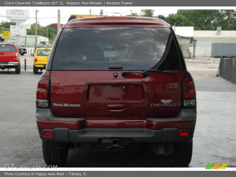 Majestic Red Metallic / Medium Pewter 2004 Chevrolet TrailBlazer EXT LS