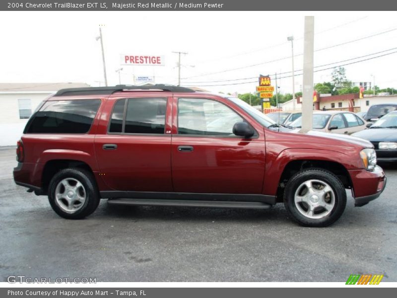 Majestic Red Metallic / Medium Pewter 2004 Chevrolet TrailBlazer EXT LS