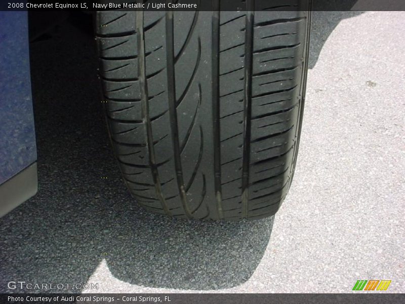 Navy Blue Metallic / Light Cashmere 2008 Chevrolet Equinox LS