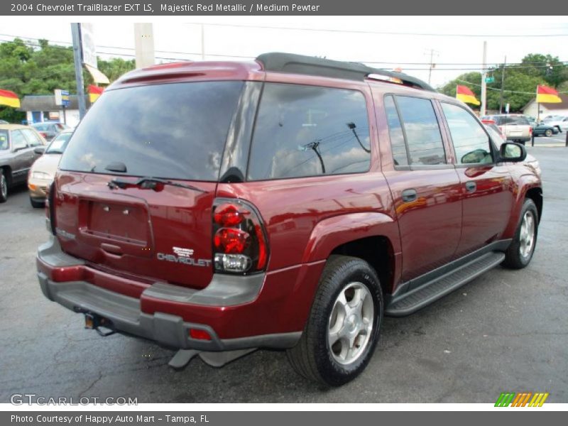 Majestic Red Metallic / Medium Pewter 2004 Chevrolet TrailBlazer EXT LS