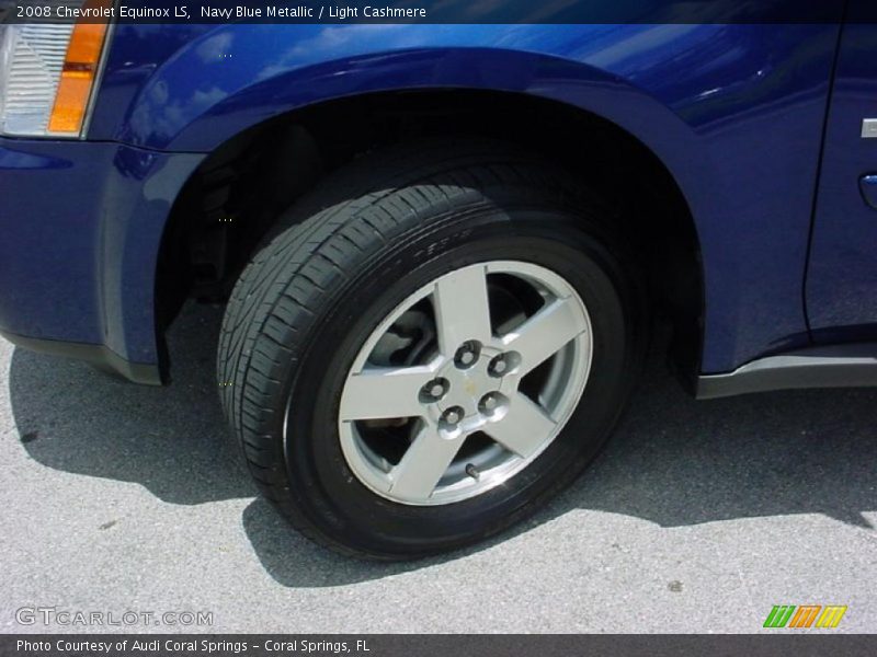 Navy Blue Metallic / Light Cashmere 2008 Chevrolet Equinox LS