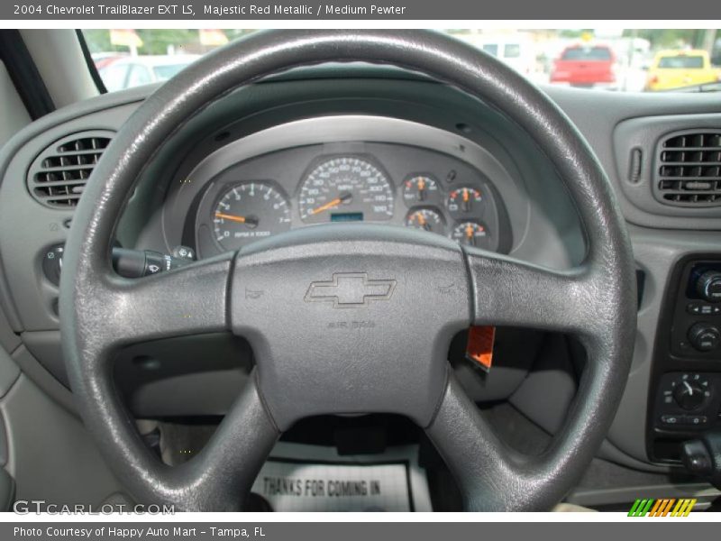 Majestic Red Metallic / Medium Pewter 2004 Chevrolet TrailBlazer EXT LS