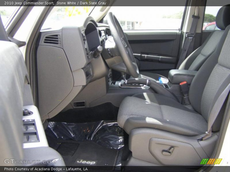 Stone White / Dark Slate Gray 2010 Jeep Commander Sport