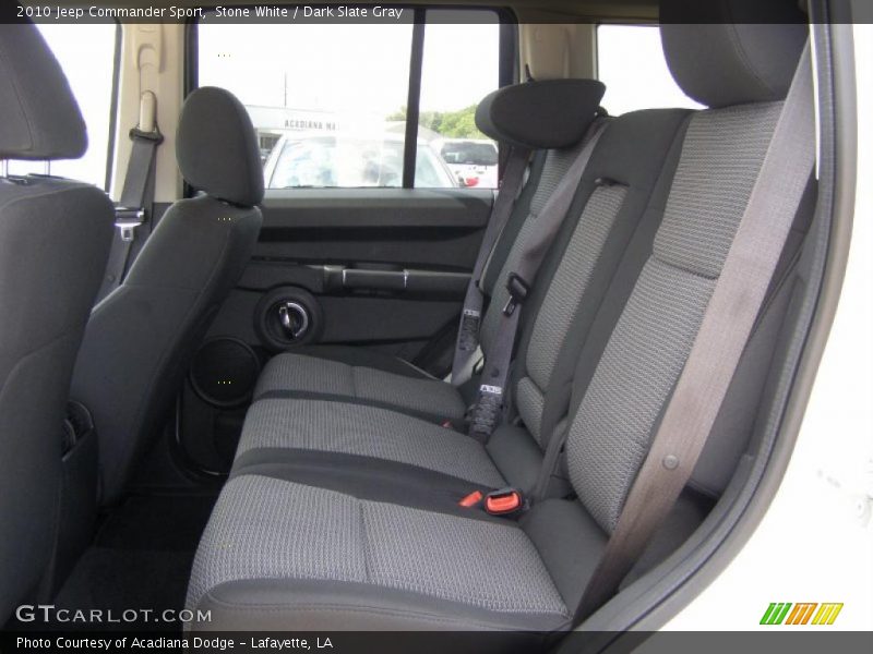Stone White / Dark Slate Gray 2010 Jeep Commander Sport