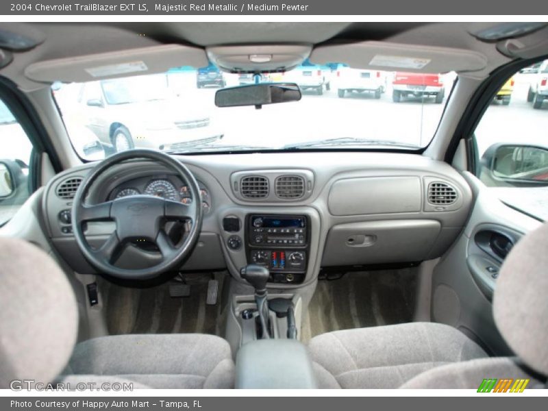 Majestic Red Metallic / Medium Pewter 2004 Chevrolet TrailBlazer EXT LS
