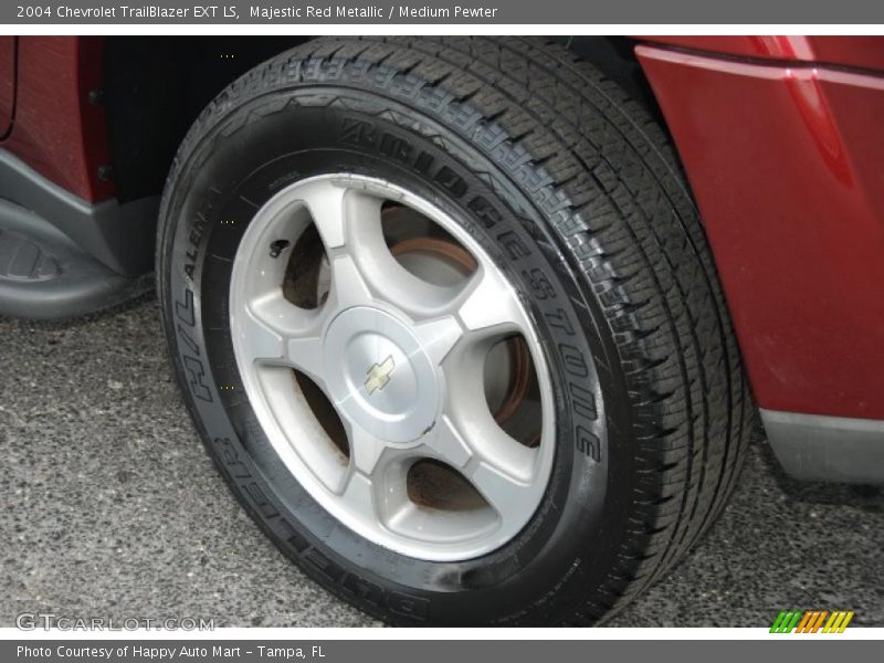 Majestic Red Metallic / Medium Pewter 2004 Chevrolet TrailBlazer EXT LS