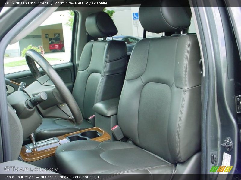 Storm Gray Metallic / Graphite 2005 Nissan Pathfinder LE