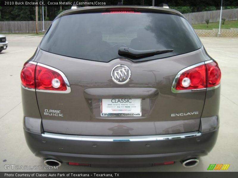 Cocoa Metallic / Cashmere/Cocoa 2010 Buick Enclave CX