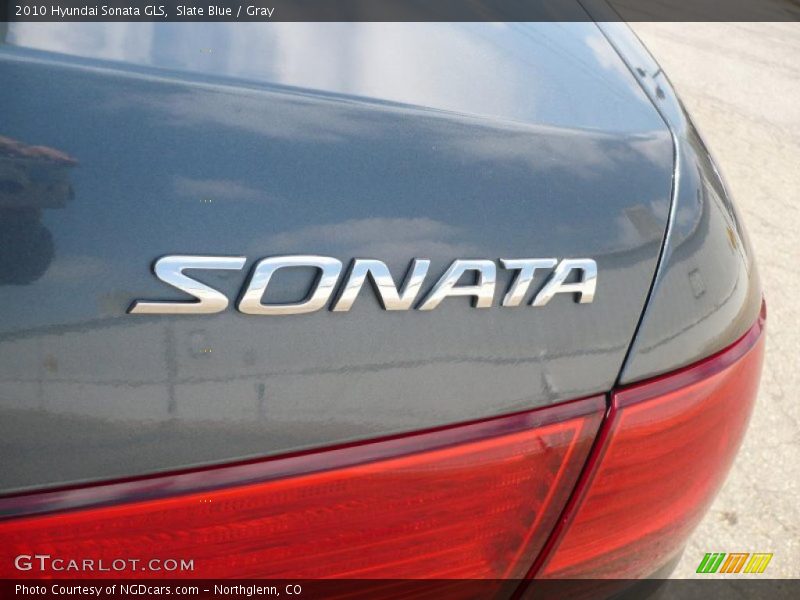 Slate Blue / Gray 2010 Hyundai Sonata GLS
