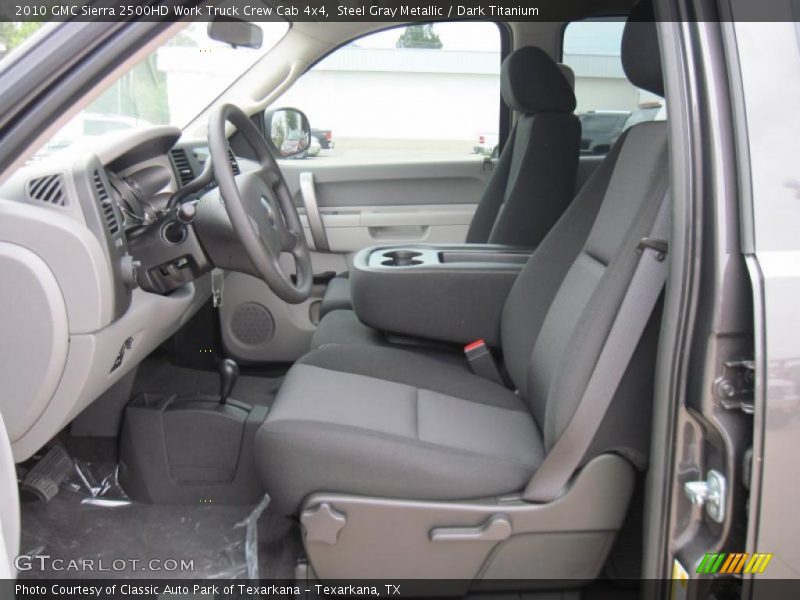 Steel Gray Metallic / Dark Titanium 2010 GMC Sierra 2500HD Work Truck Crew Cab 4x4