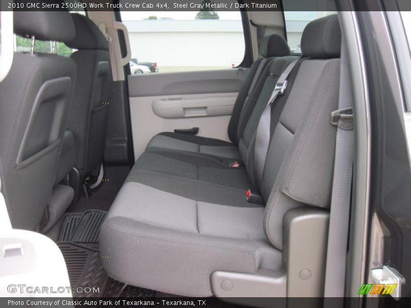 Steel Gray Metallic / Dark Titanium 2010 GMC Sierra 2500HD Work Truck Crew Cab 4x4