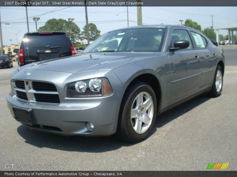 Silver Steel Metallic / Dark Slate Gray/Light Graystone 2007 Dodge Charger SXT