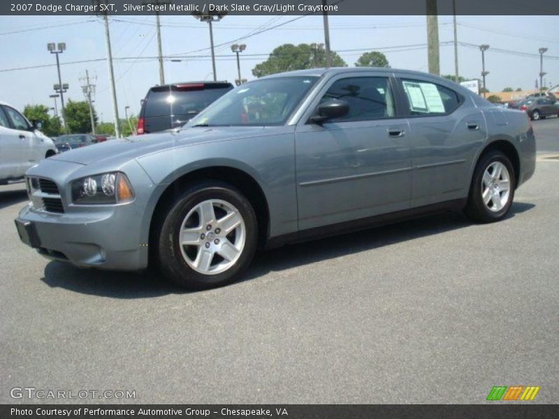 Silver Steel Metallic / Dark Slate Gray/Light Graystone 2007 Dodge Charger SXT