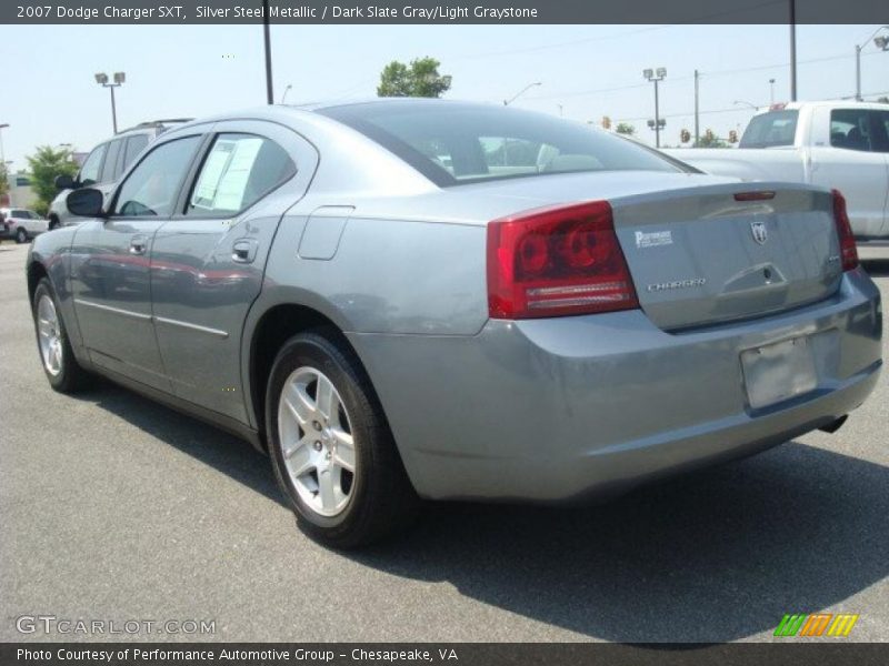 Silver Steel Metallic / Dark Slate Gray/Light Graystone 2007 Dodge Charger SXT