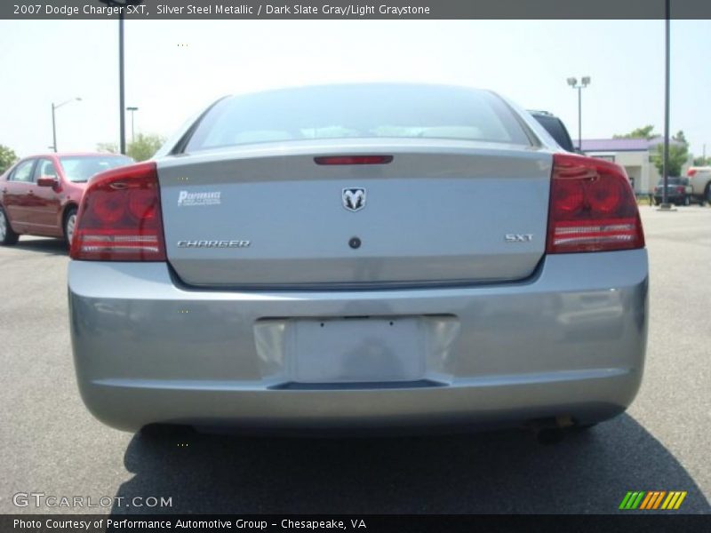 Silver Steel Metallic / Dark Slate Gray/Light Graystone 2007 Dodge Charger SXT