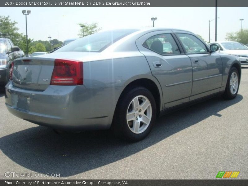 Silver Steel Metallic / Dark Slate Gray/Light Graystone 2007 Dodge Charger SXT
